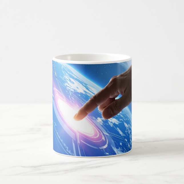 Mug Main touchant la terre (Centre)