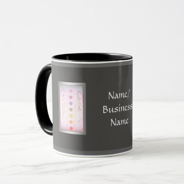 Mug Mains de guérison holistique Argent (Devant gauche)