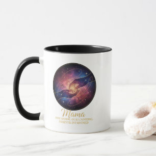 Mug Mains de Maman Céleste Galaxie Univers