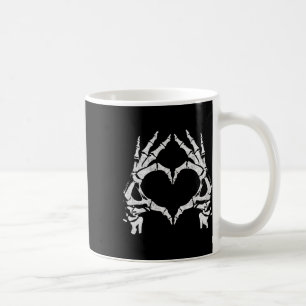 Mug Mains du coeur - Halloween - Squelette Mains Coeur