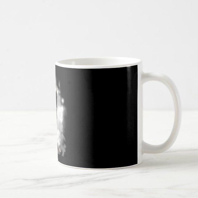 Mug Mains fantômes de cœur squelette effrayant fête de (Droite)