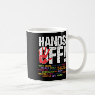 Mug Mains loin de la protestation Résistance du 5 avri