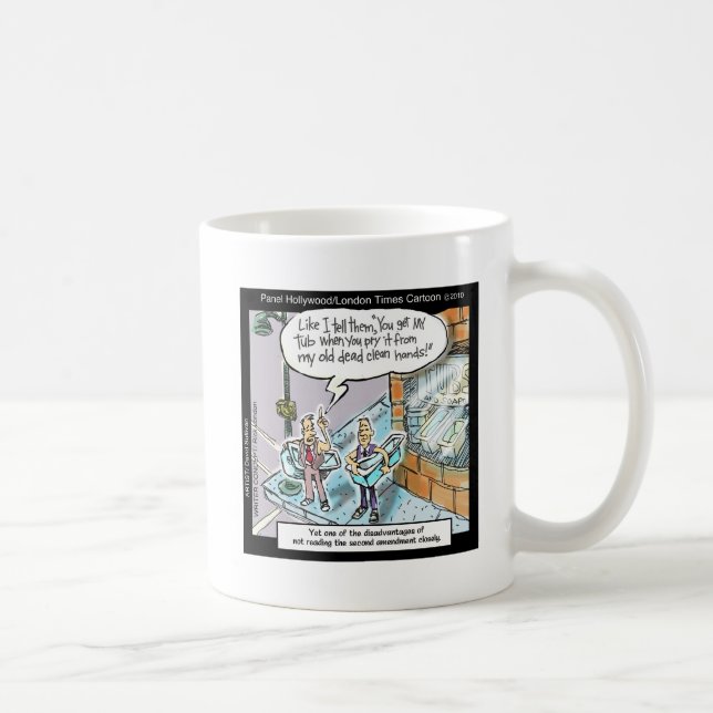 Mug Mains Propres Froides Avec Armes Cadeaux Drôles &  (Droite)