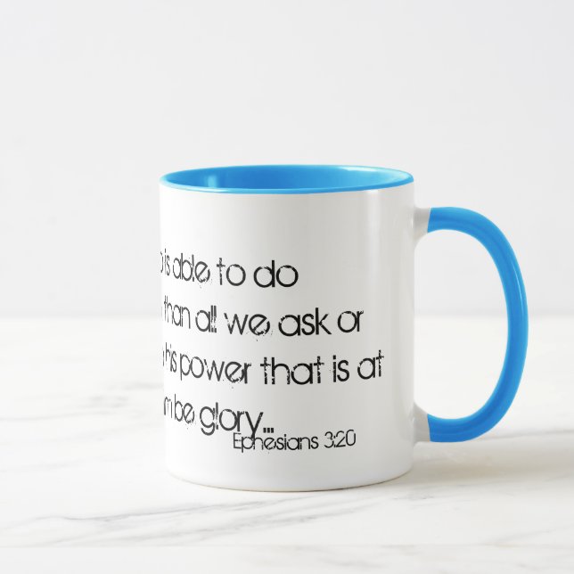 Mug Maintenant à lui qui peut faire incalculablement (Droite)
