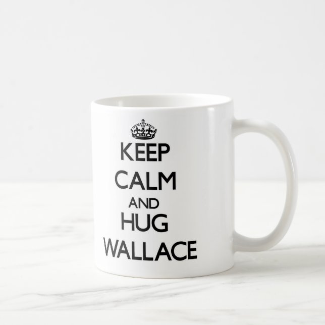 Mug Maintenez calme et ÉTREINTE Wallace (Droite)