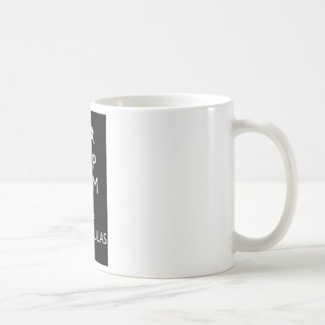 Mug Maintenez calme et gardez les tarentules (Droite)