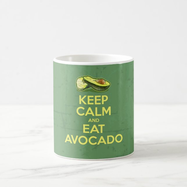 Mug Maintenez calme et mangez l'avocat (Centre)