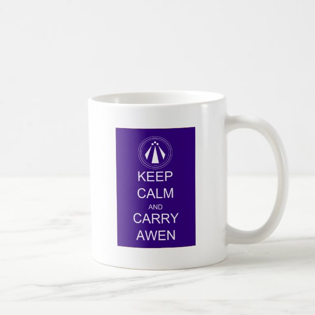 Mug Maintenez calme et portez Awen (Droite)
