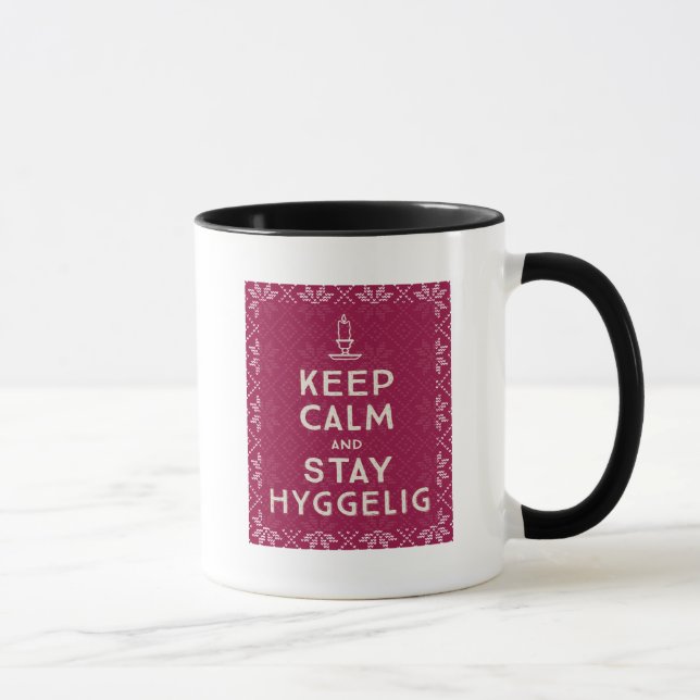 Mug Maintenez calme et séjour Hyggelig (Droite)