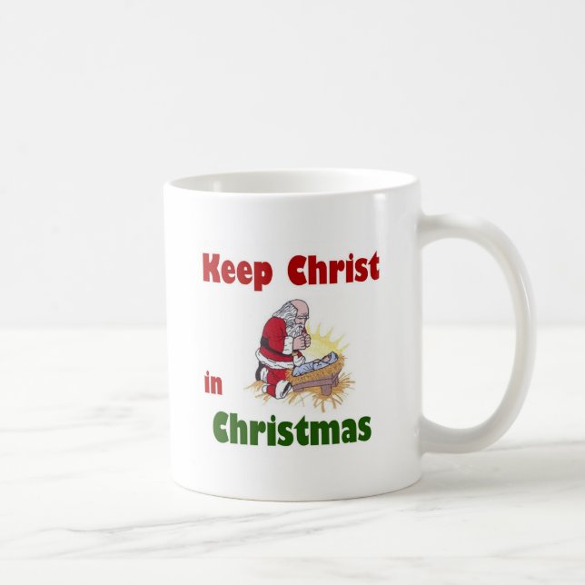 Mug Maintenez le Christ dans Noël (Droite)