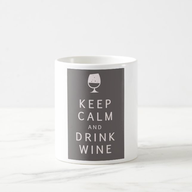 Mug Maintenez vin calme et de boissons (Centre)