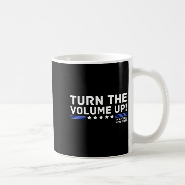 Mug Maire Zohran Mamdani New York Montez le volume  (Droite)
