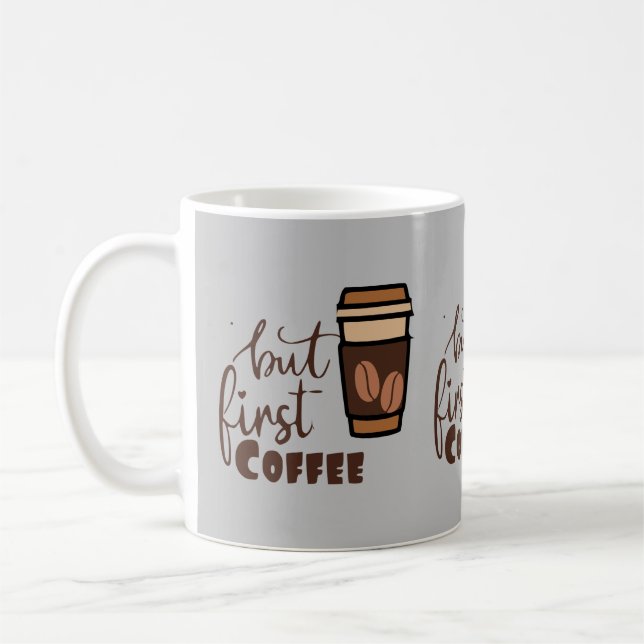Mug mais d'abord café (Gauche)