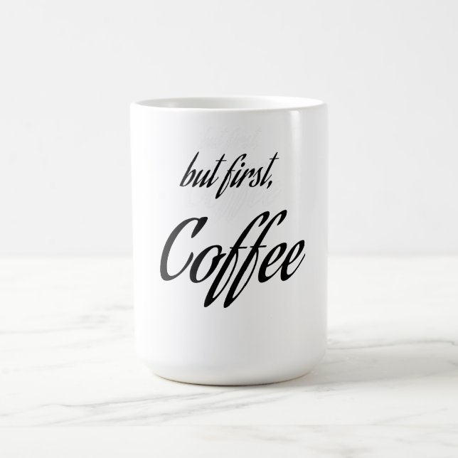 Mug " mais d'abord, café " Amoureux du Café, design Ca (Centre)