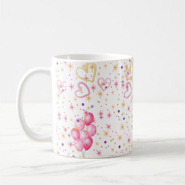 Mug "Mais D'Abord, Du Café !" - Belle Étoile Et ✨ Coeu (Gauche)
