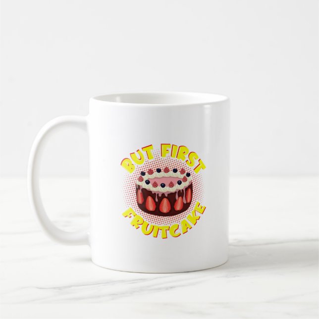 Mug Mais Gâteau aux fruits, Fruitcake Day (Gauche)