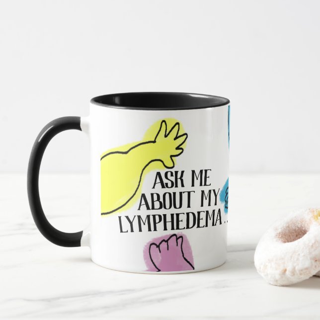 Mug "...Mais laissez-moi d'abord finir mon café !" (Avec donut)