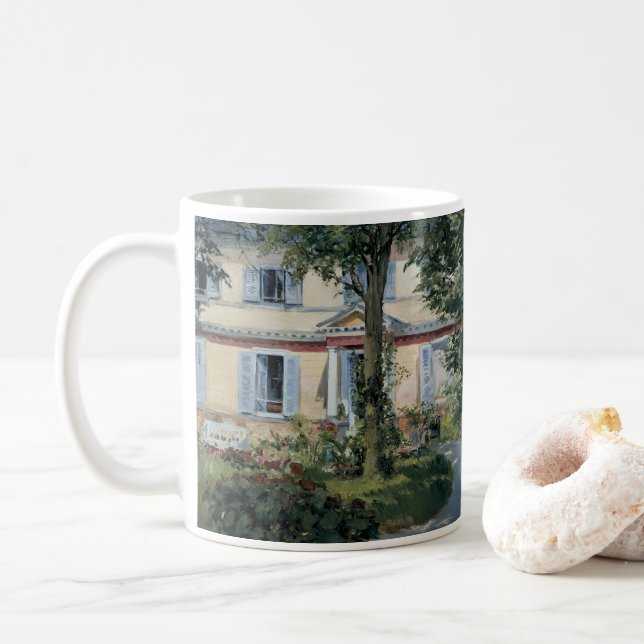 Mug Maison à Rueil d'Edouard Manet, Beaux-Arts Anciens (Avec donut)