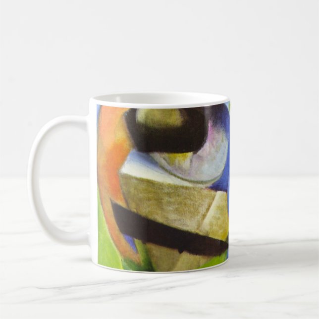 Mug Maison avec des arbres par Franz Marc, Beaux-arts  (Gauche)