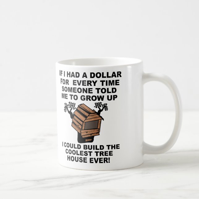 Mug Maison dans l'arbre Grandir (Droite)