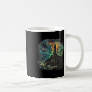 Mug Maison de bord de mer phare voile mer plage bateau
