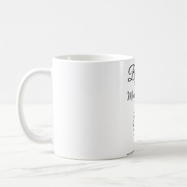 Mug Maison de café faite avec amour ajoutez le texte d (Gauche)