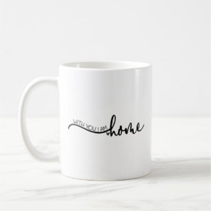 Mug Maison de l'amour du texte noir