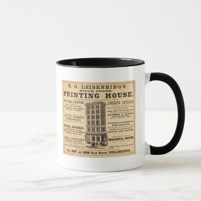 Mug Maison d'imprimerie de Leisenring (Droite)