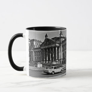 Mug Maison du parlement du Reichstag de Berlin vintage