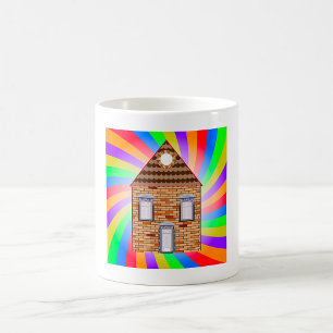 Mug Maison en briques colorées