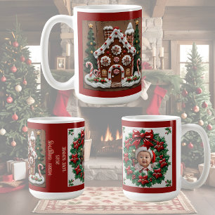 Mug Maison en pain d'épices de Noël personnalisable