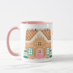 Mug Maison en pain d'épices rose