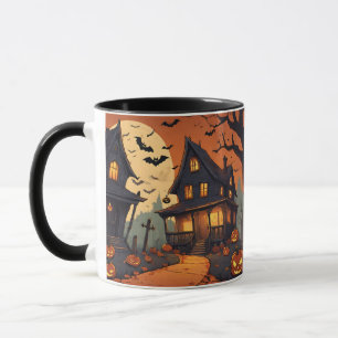 Mug Maison hantée d'Halloween