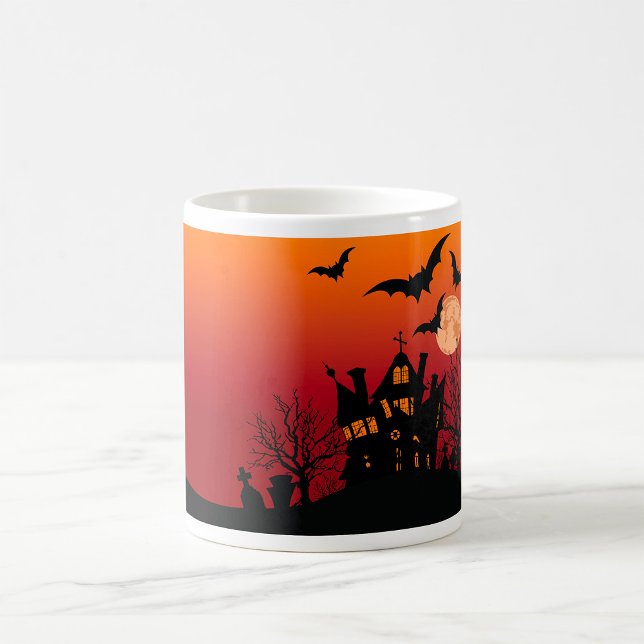 Mug Maison Hantée éffrayante Halloween nuit (Créateur téléchargé)