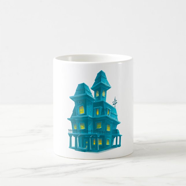 Mug Maison Hantée Fantôme de Halloween Épouvantable (Créateur téléchargé)