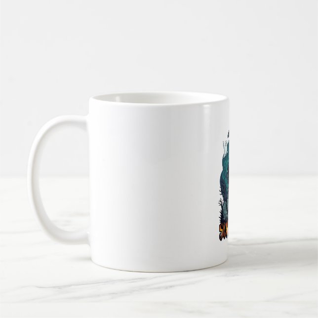 Mug Maison Hantée Fantômes Cimetière Nuit Effrayante (Gauche)