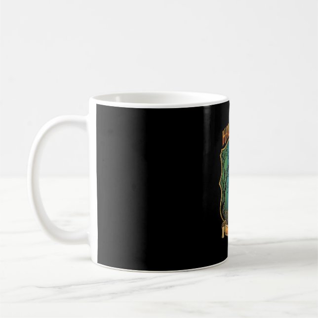 Mug Maison Hantée Halloween Horreur Sorcière Pleine Lu (Gauche)