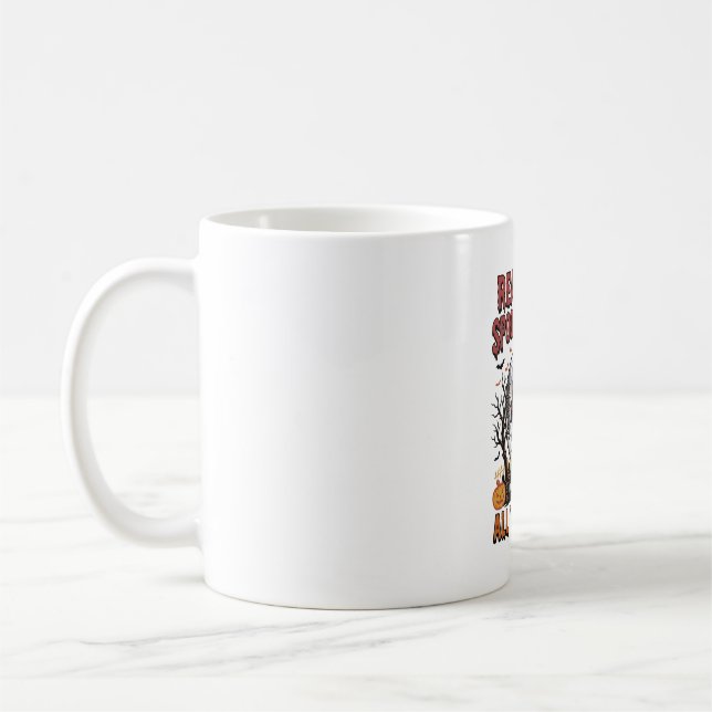 Mug Maison Hantée Halloween Prête pour le Tee de Saiso (Gauche)