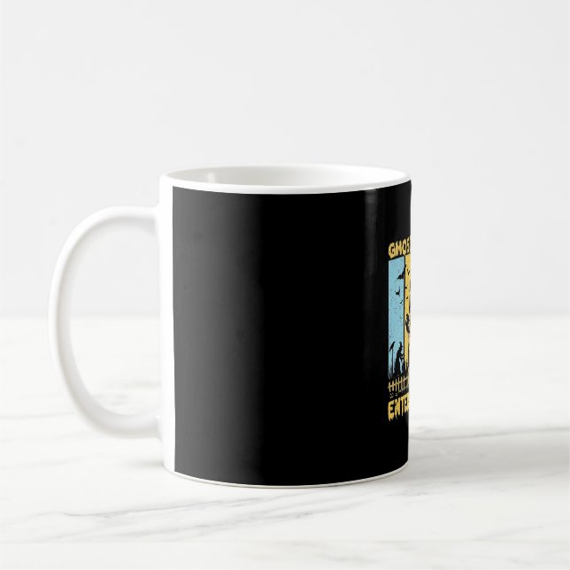 Mug Maison Hantée Halloween Sorcière Chouette Arrivée  (Gauche)