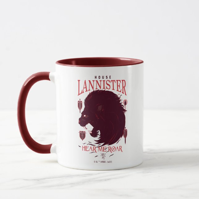 Mug Maison Lannister - Entendez-moi Roar (Gauche)