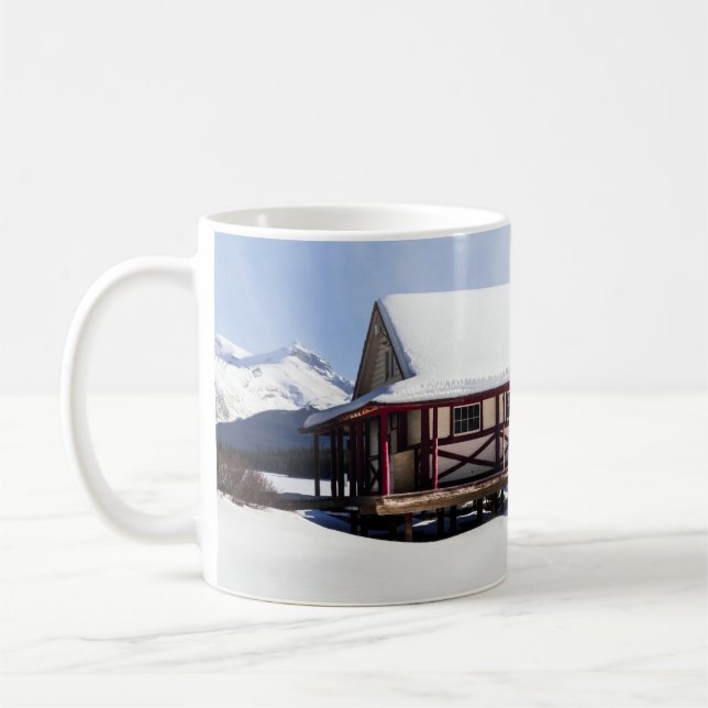 Mug Maison nautique du lac Snowy Maligne (Gauche)