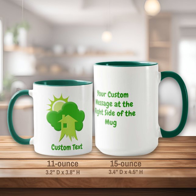 Mug Maison verte (Créateur téléchargé)