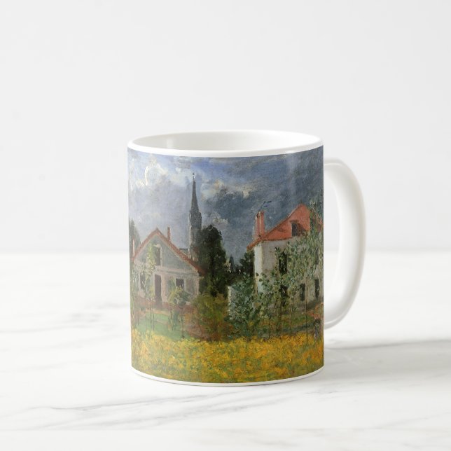 Mug Maisons à Argenteuil par Claude Monet, Art ancien (Devant droit)