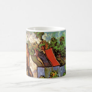 Mug Maisons à Auvers par Vincent van Gogh