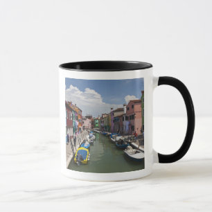 Mug Maisons colorées le long d'un canal sur l'île de