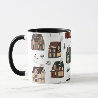 Mug Maisons de neige de Noël