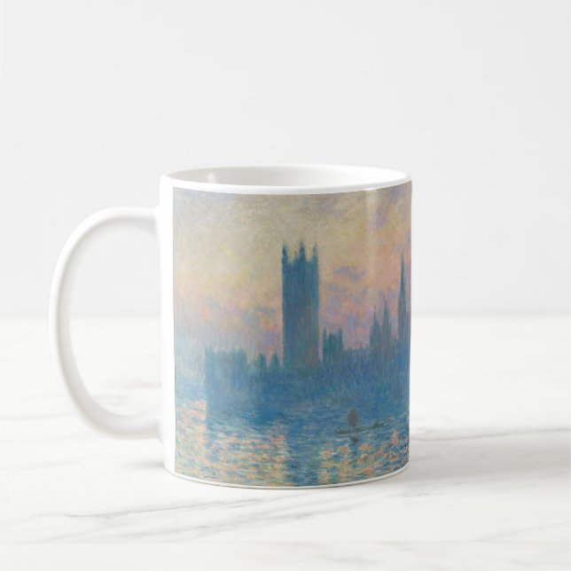 Mug Maisons du Parlement de Claude Monet Coucher de so (Gauche)