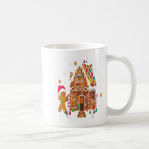 Mug Maisons En Pain D'Épices Et Snowflakes Noël Sucré