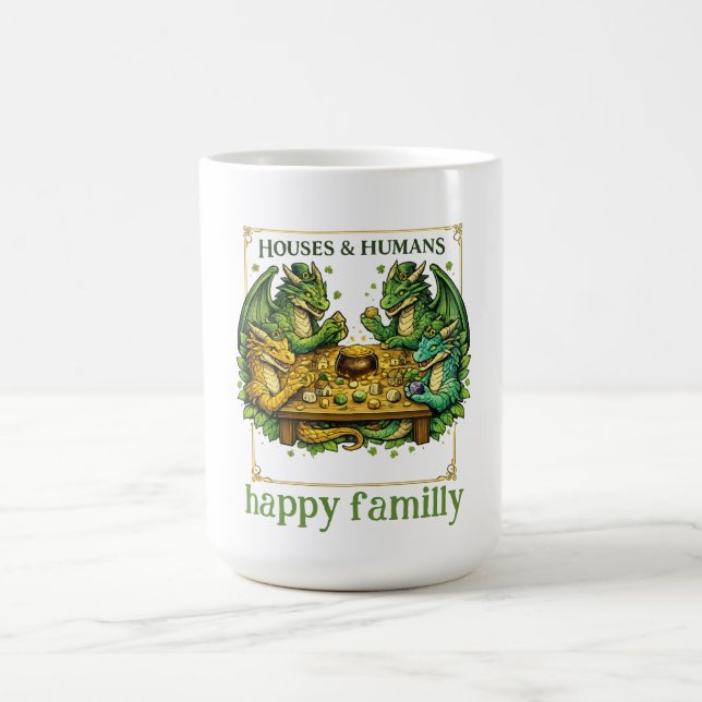 Mug Maisons et Humains Drôles de Donjons et Dragons po (Centre)