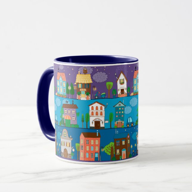Mug Maisons mignonnes (Devant gauche)